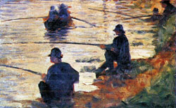 Two Fishermen by Seurat История о двух рыбаках   Черная книга, часть 2
